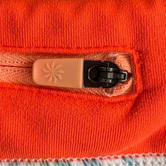 Athleta Tropical Print Shorts Side Pockets Attached Underwear Size Large (12) - Picture 9 of 9